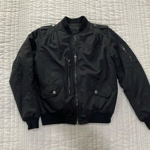 BLANKNYC Blank NYC black bomber jacket size XS like new excellent condition